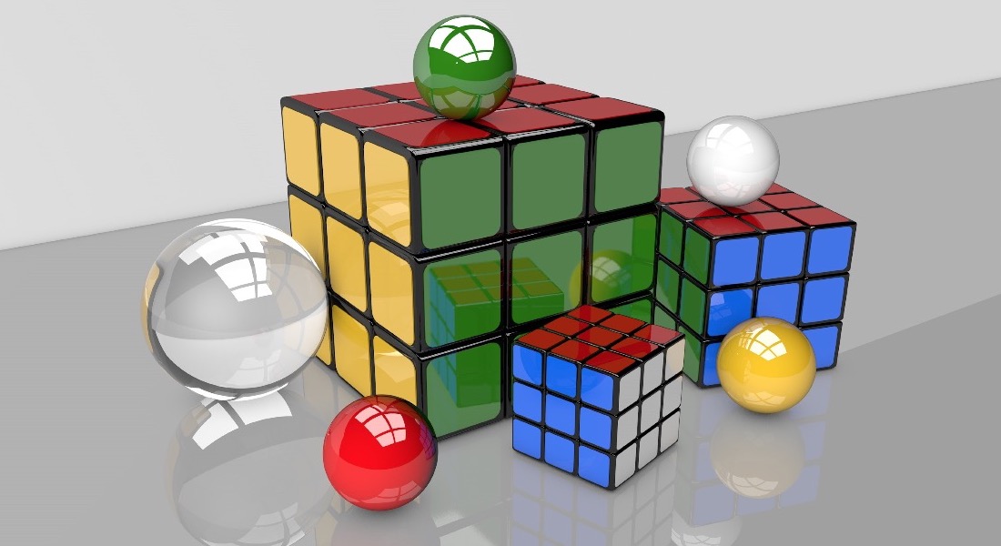 Ensemble de cubes de Rubik