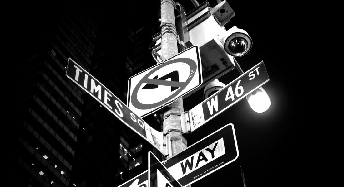 New-Yorker Verkehrszeichen